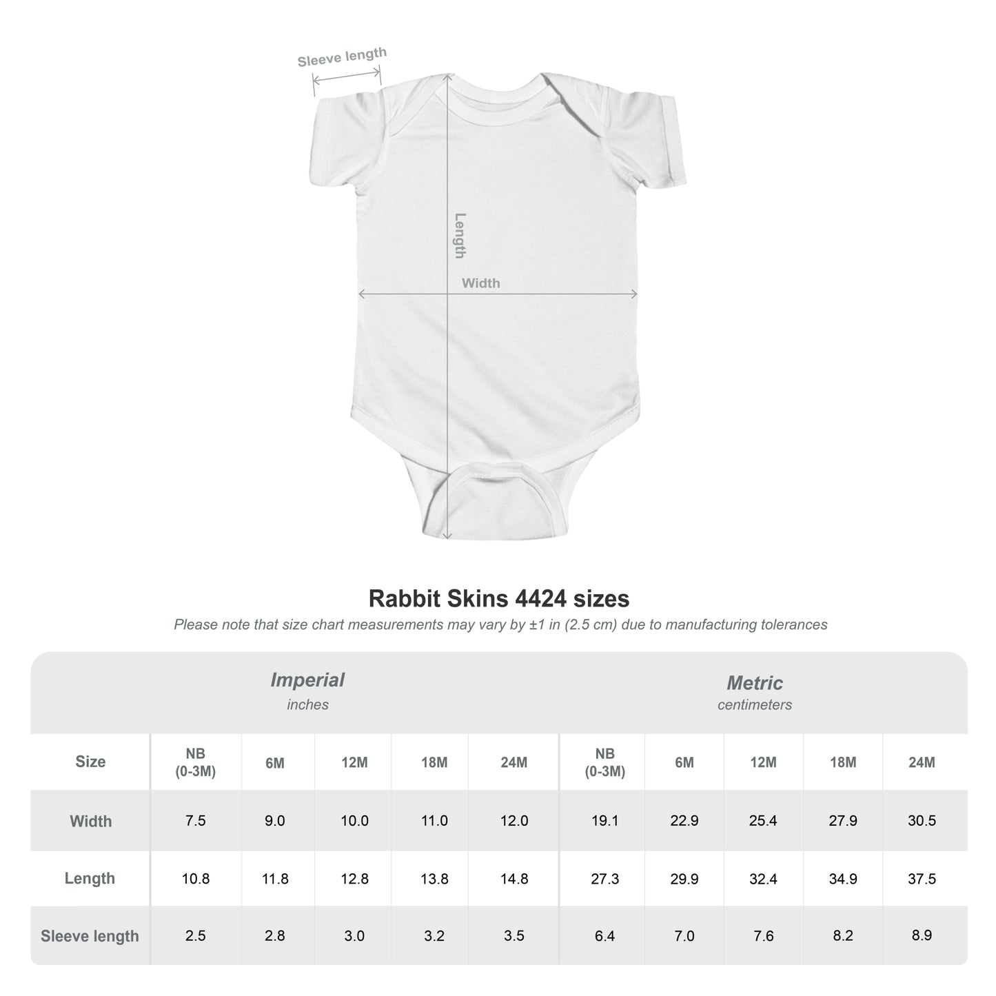 Infant Body Suit - Light Colors